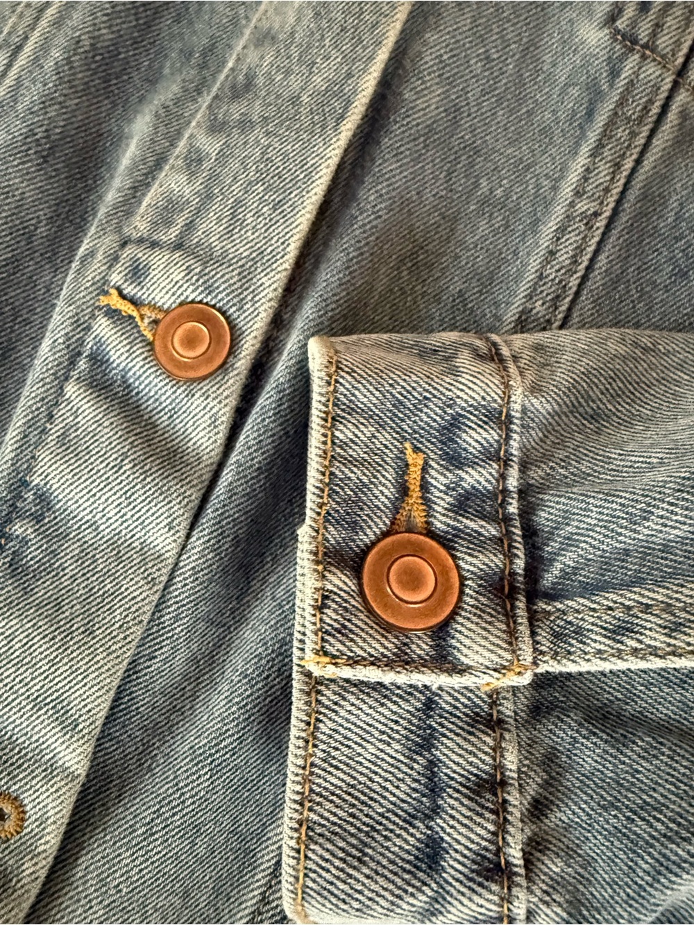 Quince Light Blue Classic Denim Jacket - Picture 4 of 5